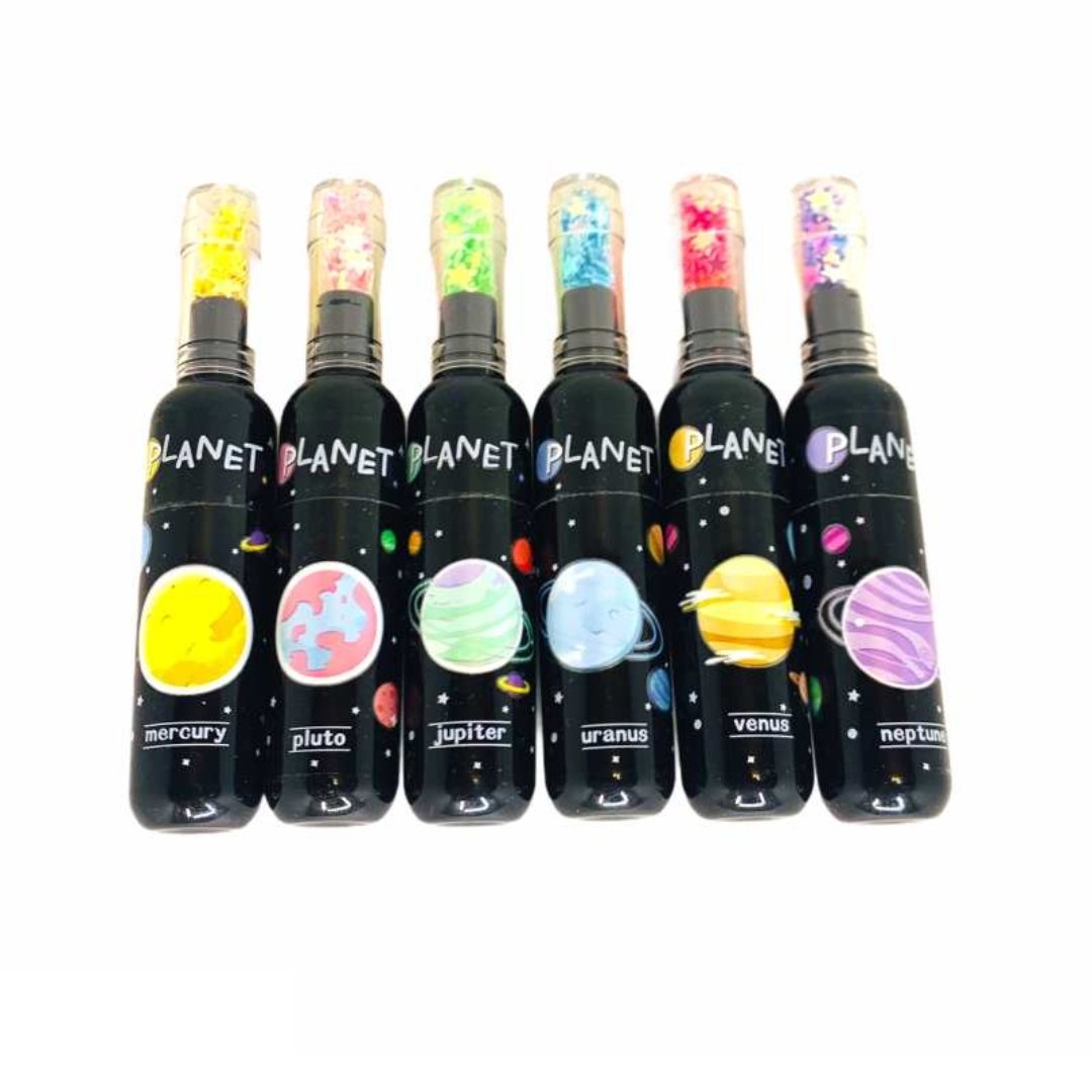 ماژیک علامت زن طرح کهکشان 6رنگ