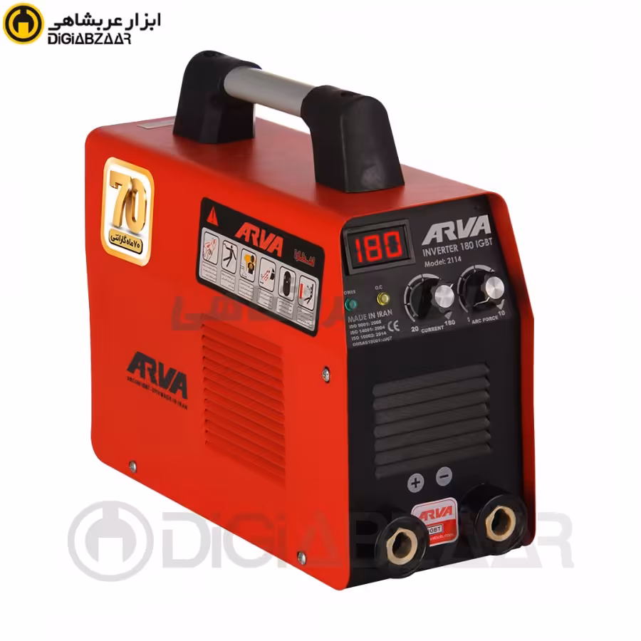 اینورتر جوشکاری 180 آمپر IGBT مدل 2114 با لوازم