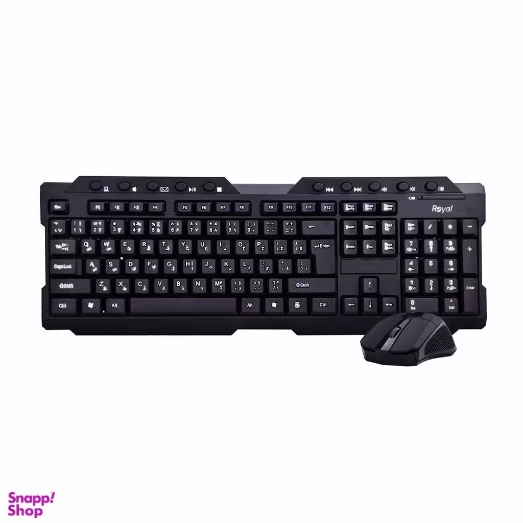 کیبورد و ماوس بی سیم مدل R KM815