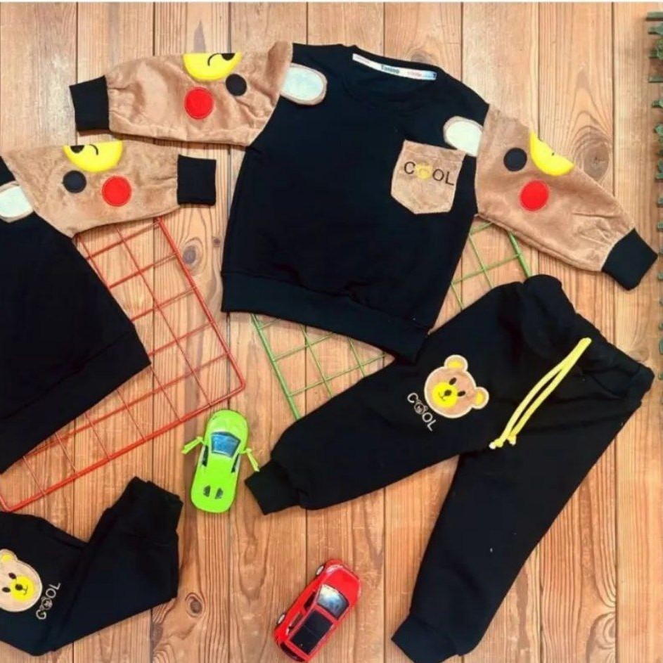 بلوز شلوار استین مخمل سایز 30و35 