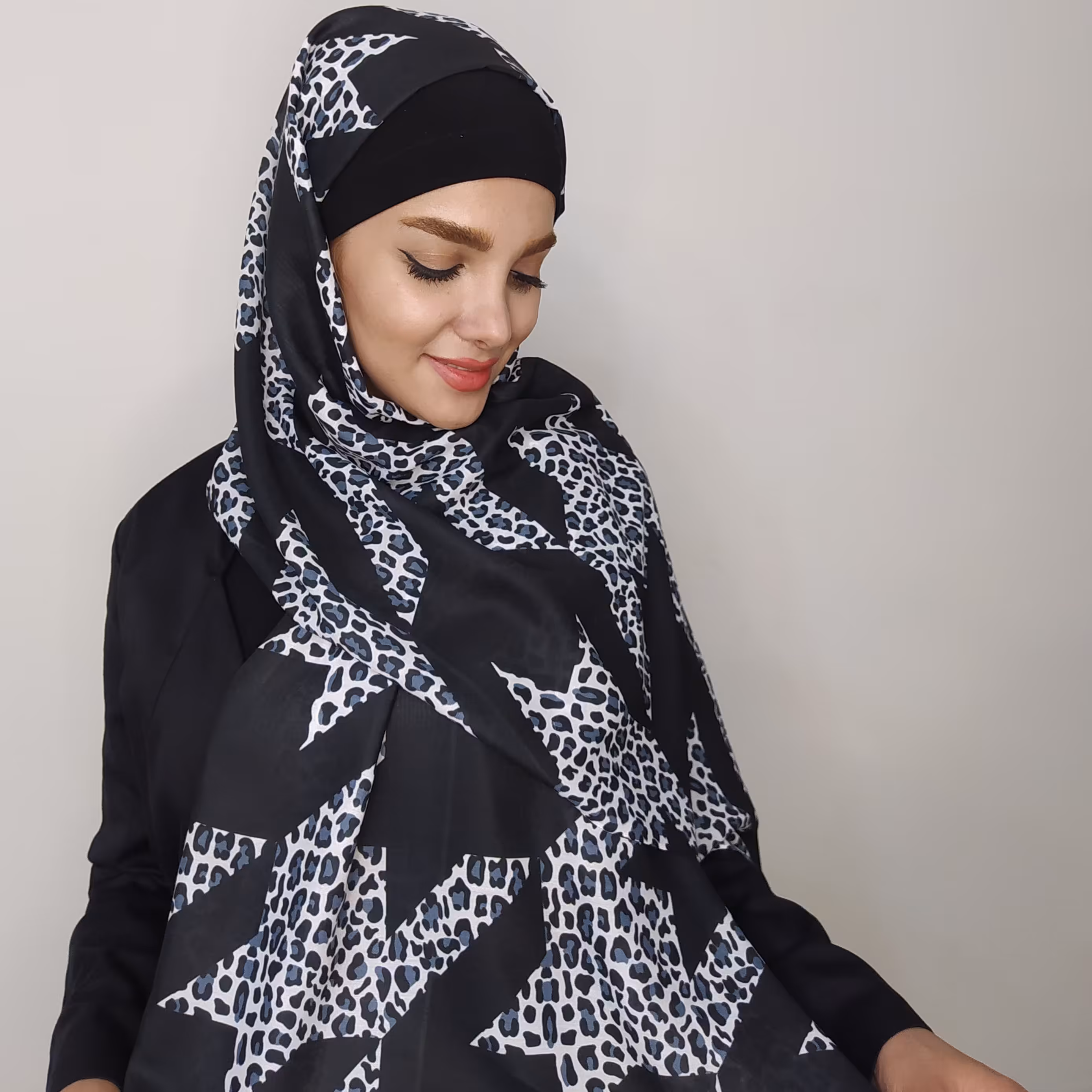 شال نخی طرح  جذاب