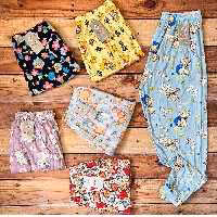 پک 6تایی عمده شلوارگیاهی زنانه مارک لیدی اصل جیبدار فری سایزه  فول کشه از سایز 38 تا سایز 55 میخوره راحت با ارسال رایگان