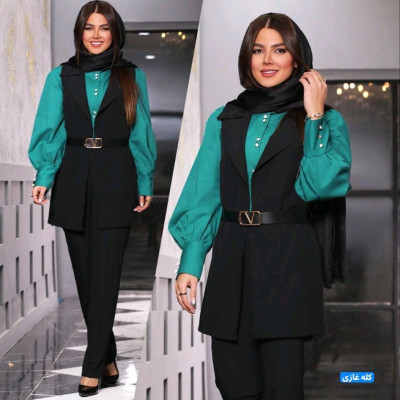 سه تیکه جذاب وشیک استایل شیک شکوفه