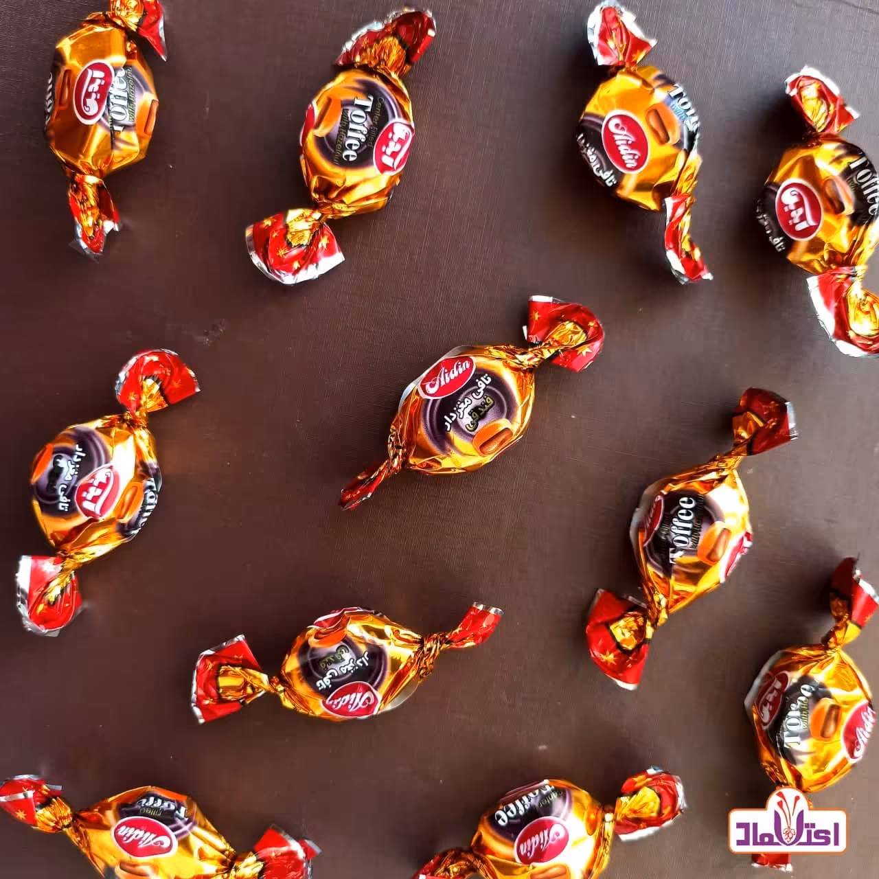 تافی مغزدار فندقی 250 گرمی آیدین