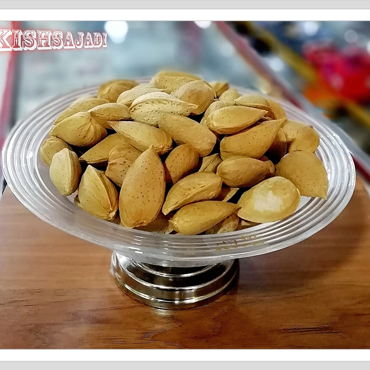 بادام اُرگانیک اعلا محصول آذربایجان شرقی بسته یک کیلویی