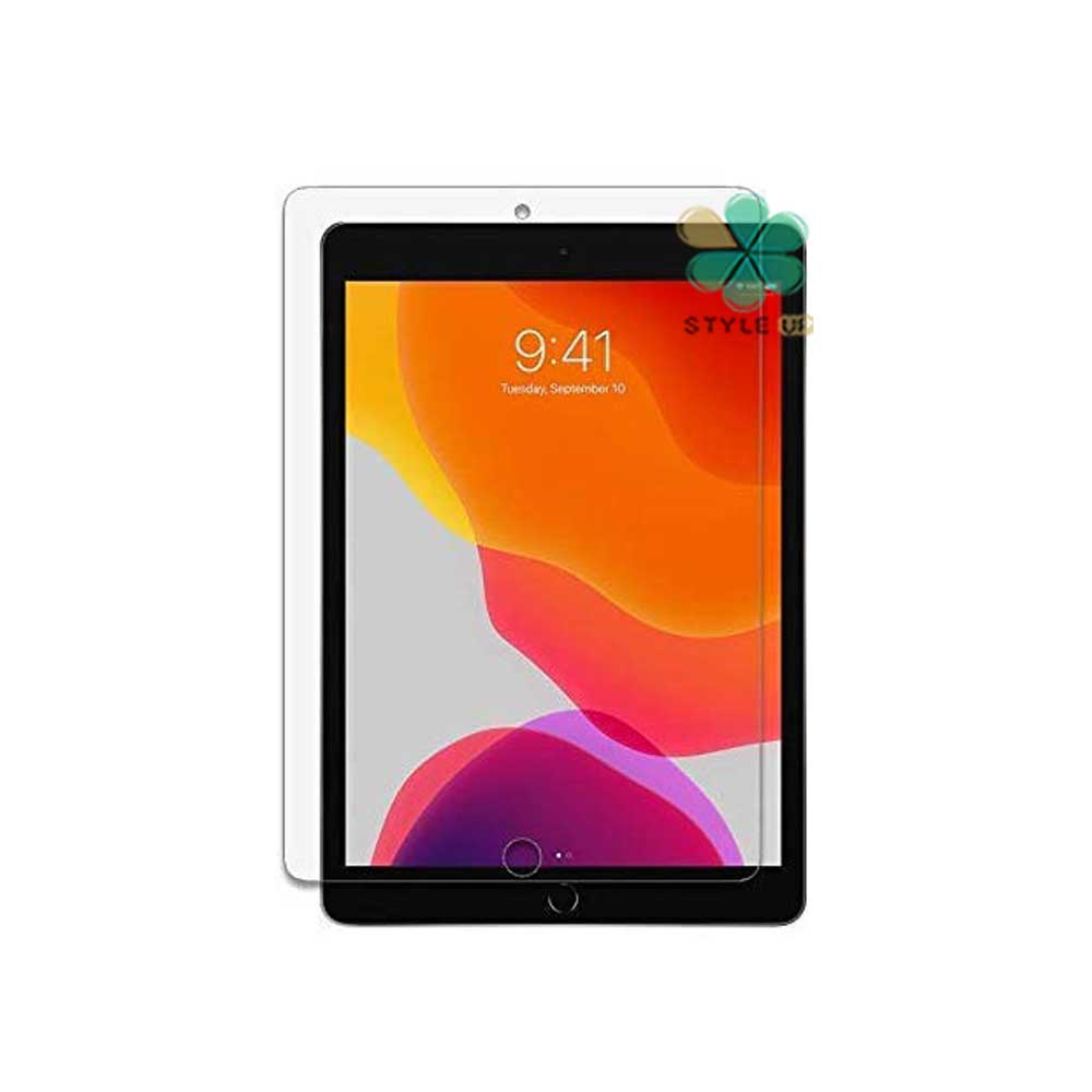 محافظ صفحه گلس اپل آیپد Apple iPad 10.2 2019 مدل دور تراش