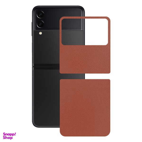 برچسب پوششی راک اسپیس (Rock Space) طرح Leather-BR مناسب برای گوشی سامسونگ Galaxy Z Flip3 5G