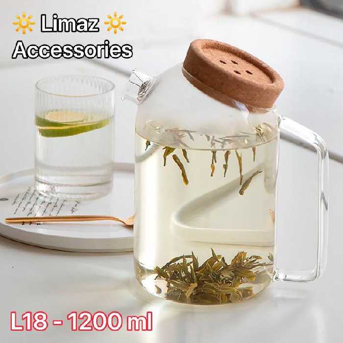 قوری پیرکس 1200میلی لیتری.شعله مستقیم