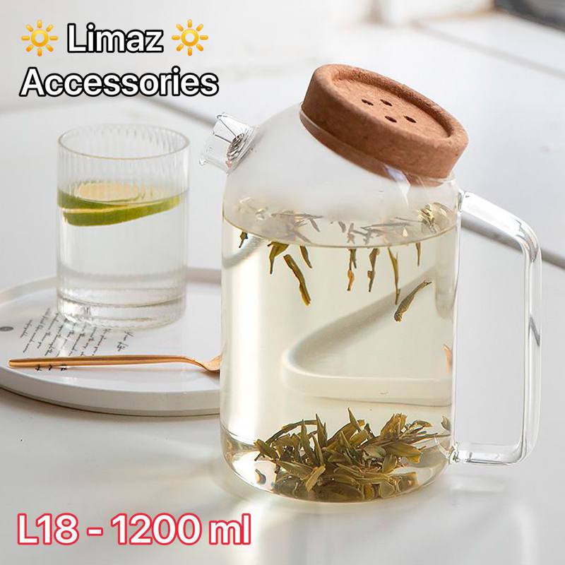 قوری پیرکس 1200میلی لیتری.شعله مستقیم