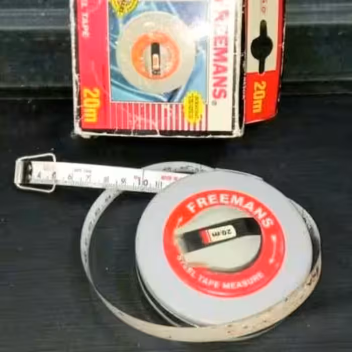 متر فلزی FREMANS طرح انگلیسی 20 متری فونت قدیم