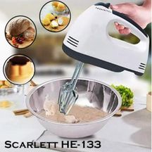 همزن برقی اسکارلت مدل he-133 ا scarlet mixer he-133 نو فاقد کارتن مناسب