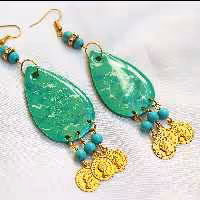 گوشواره رزینی کولی
