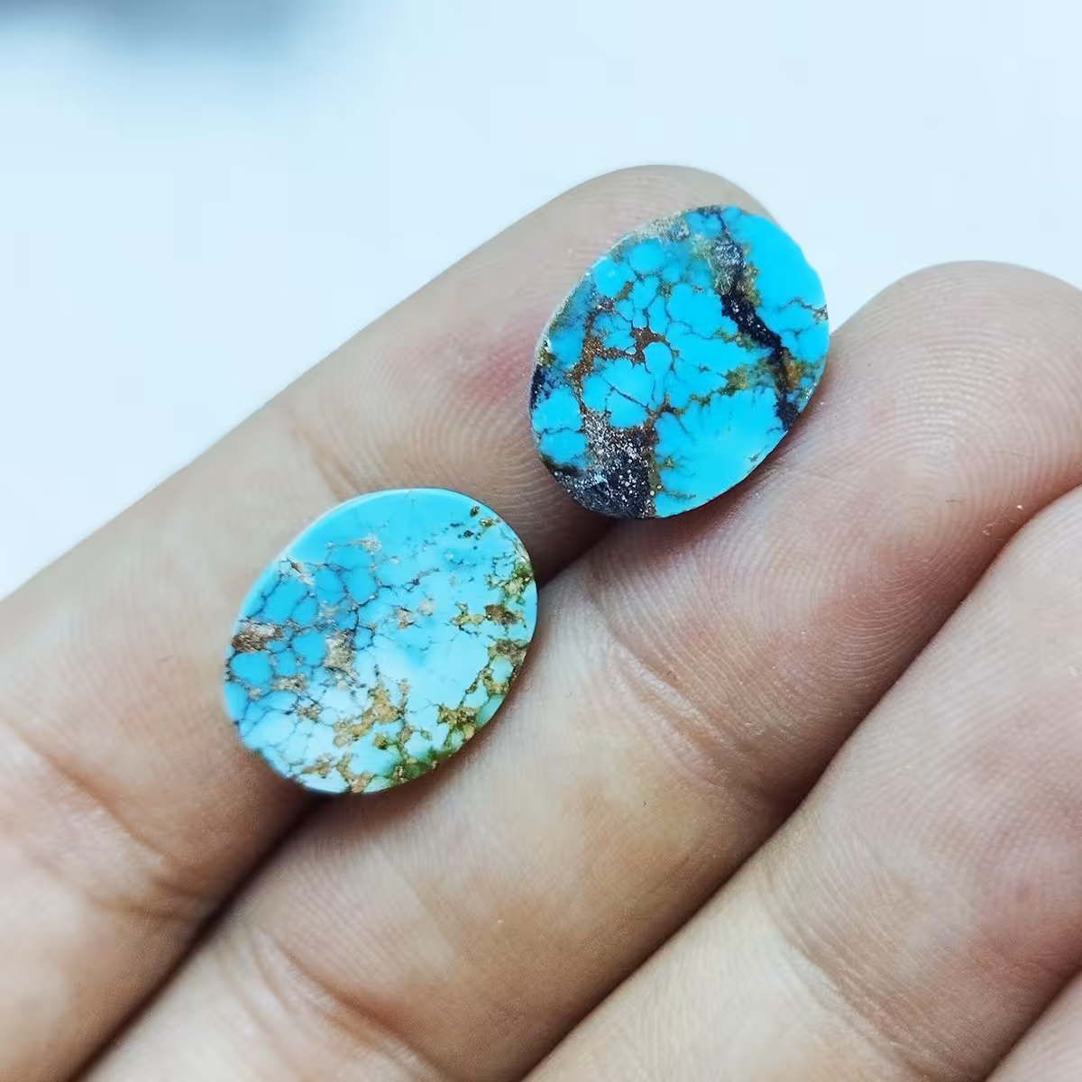 سنگ فیروزه ست نیشابور طبیعی کد 11720228