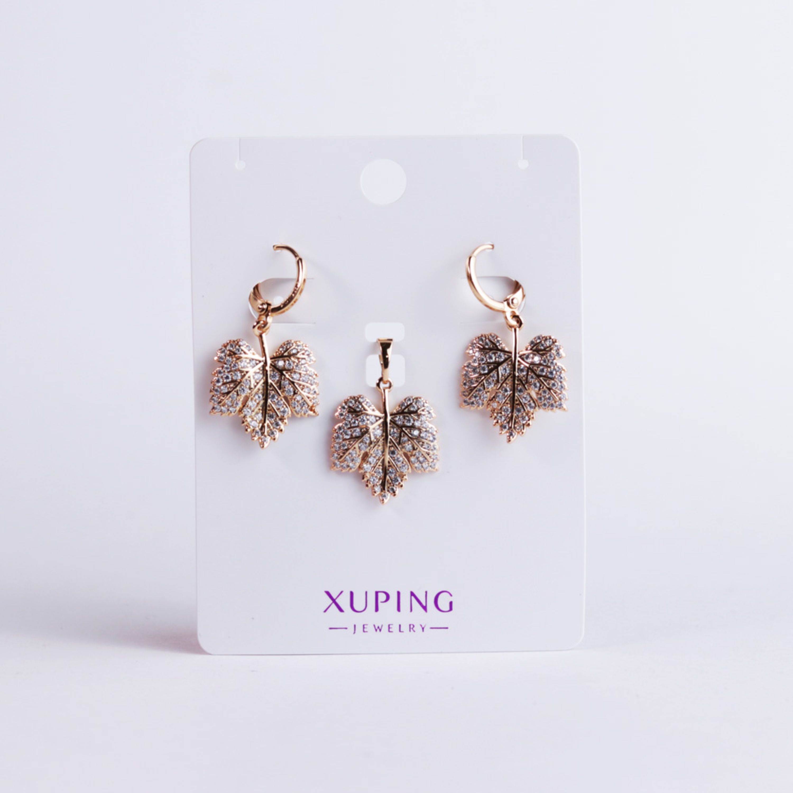 نیم ست برگ نگین کاری ژوپینگ کد 943 XUPING