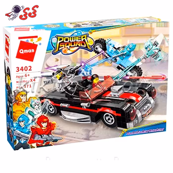 ساختنی لگو کیومن تیم قدرت و ماشین تبهکاران QMAN 3402
