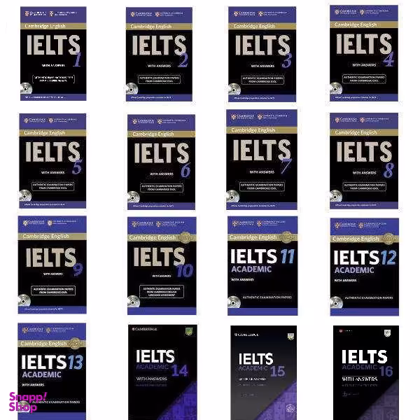 کتاب Cambridge IELTS Academic اثر جمعی از نویسندگان انتشارات کمبریج جلد 1 تا 16