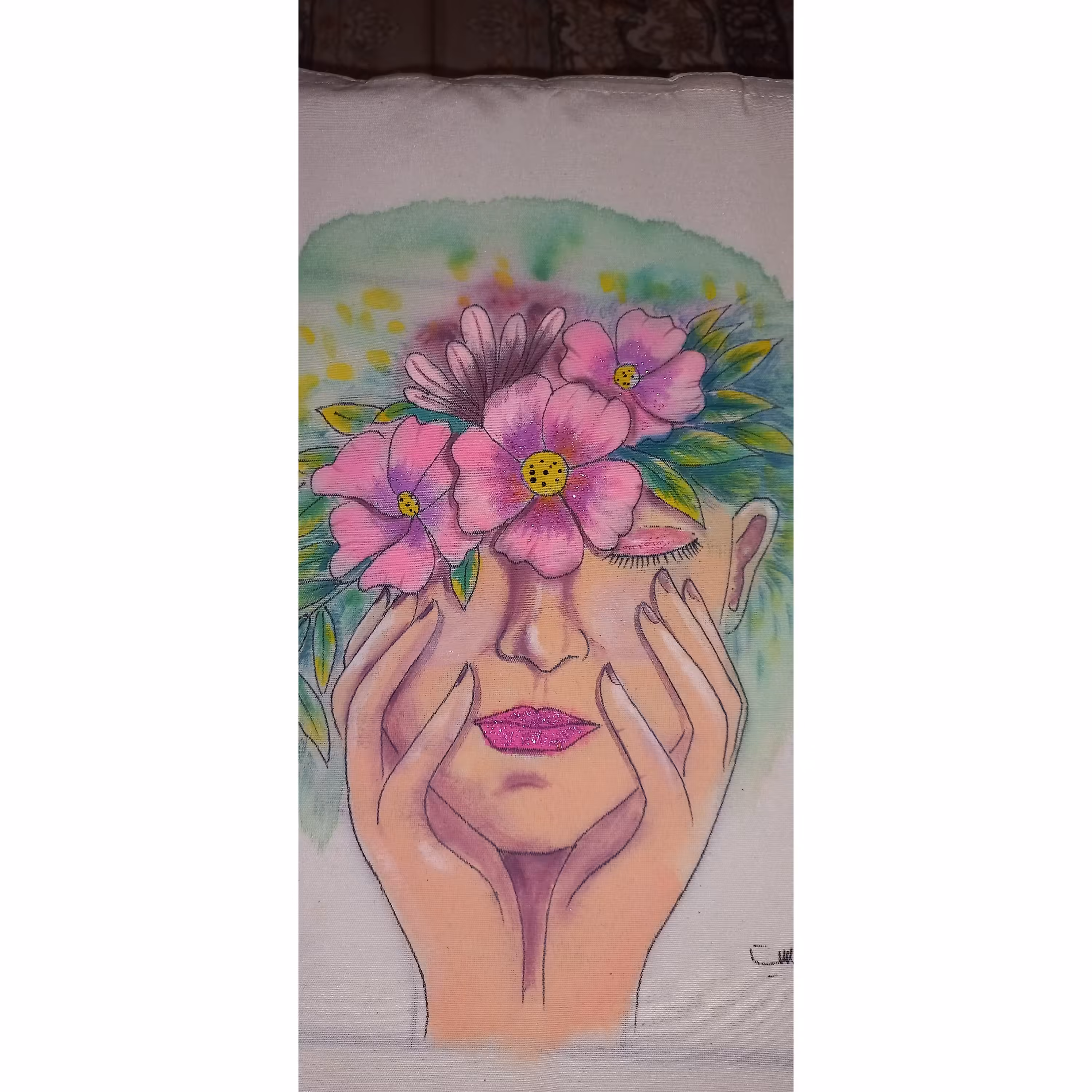 ساک دستی پارچه ای  طرح دختر