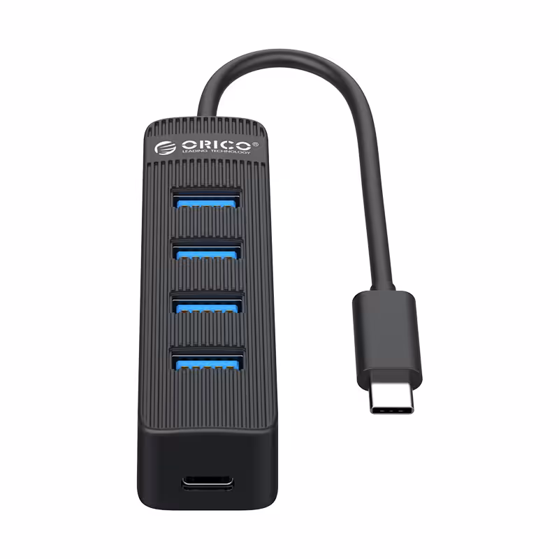 هاب 4 پورت USB3.0 اریکو رابط Type-c مدل TWC3-4AORICO 4 Port Type-c USB3.0 HUB (TWC3-4A)
