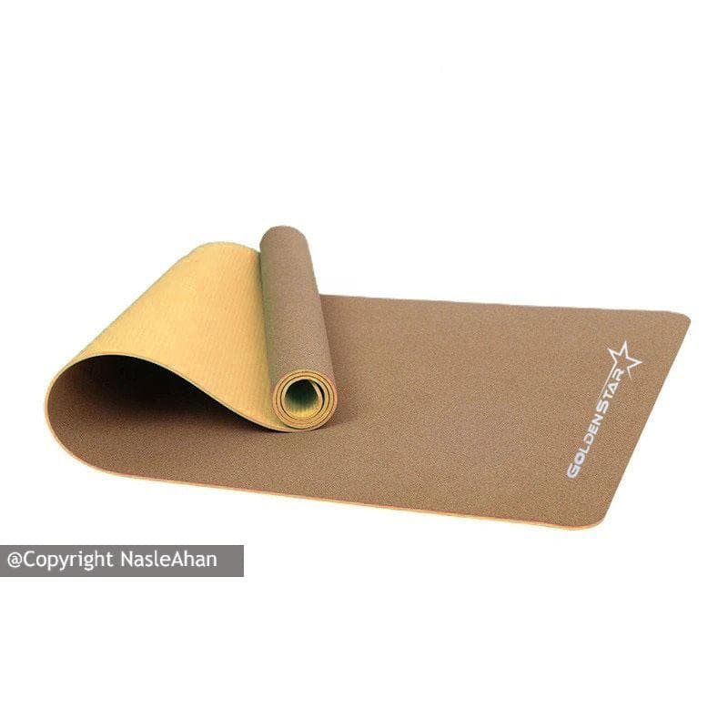 مت یوگا چوب پنبه ای مدل گلدن استار - فروشگاه نسل آهن