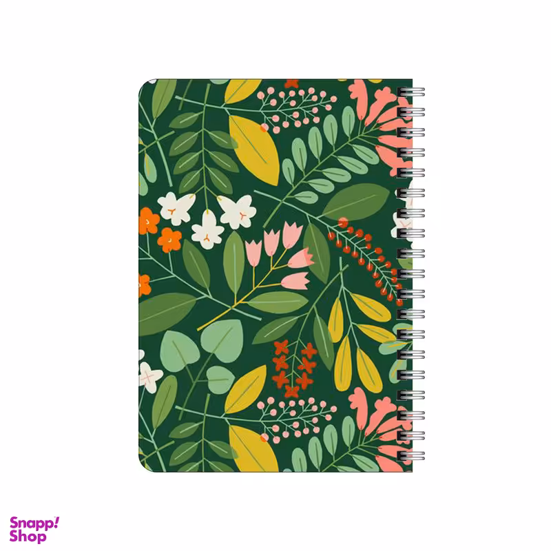 دفترچه یادداشت بامبیلیپ مدل چوبی طرح گل گلی کد 7149241