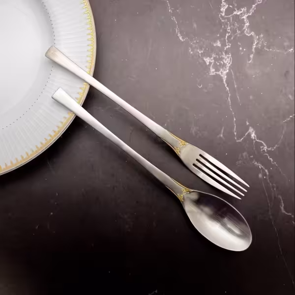 قاشق چنگال 6 نفره استیل