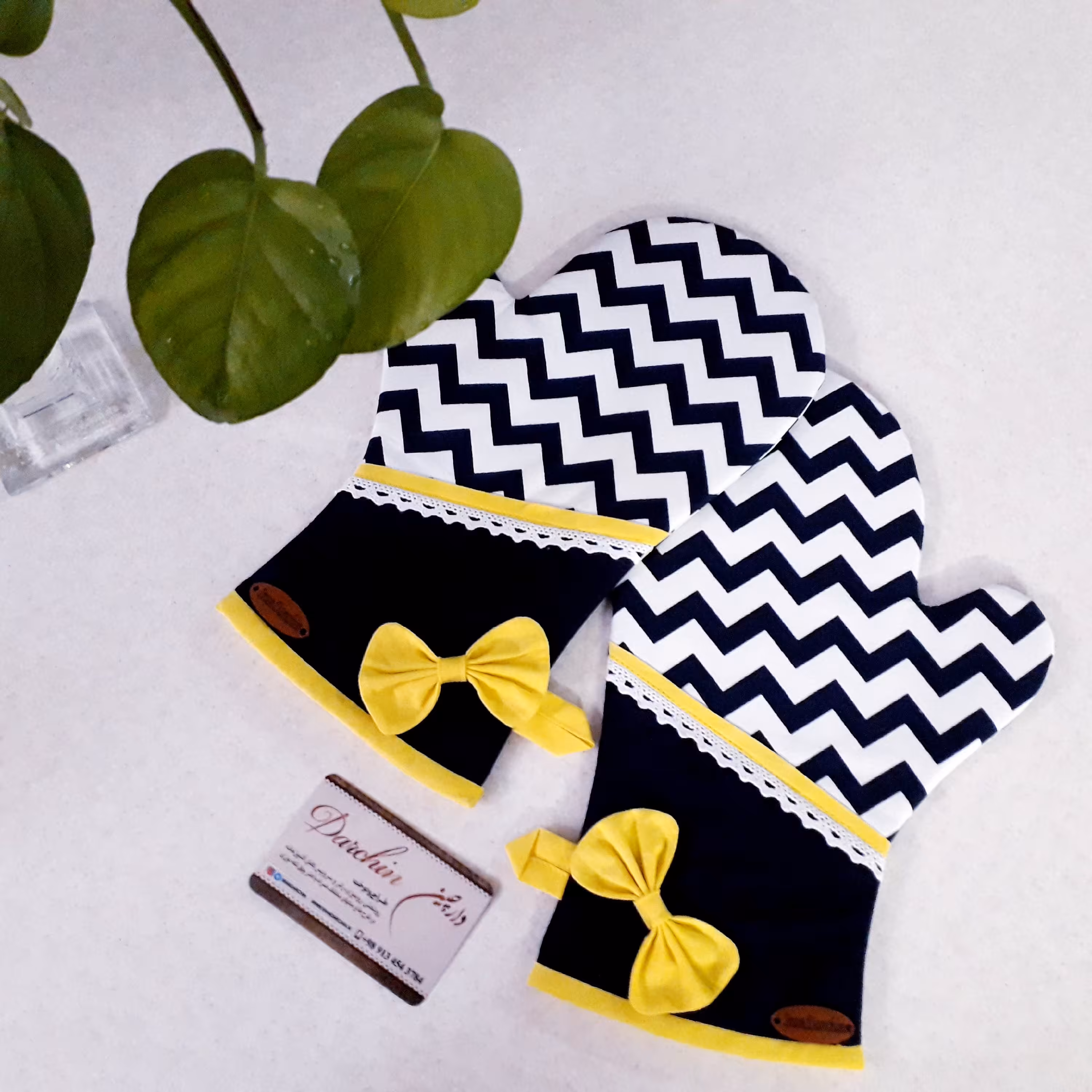 دستکش فر اشپزخانه مدل دوتکه