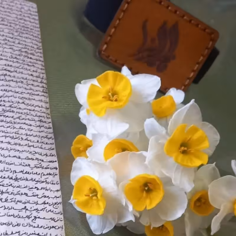 حرز امام جواد ع  پوست آهو و بازوبند چرم بُز A