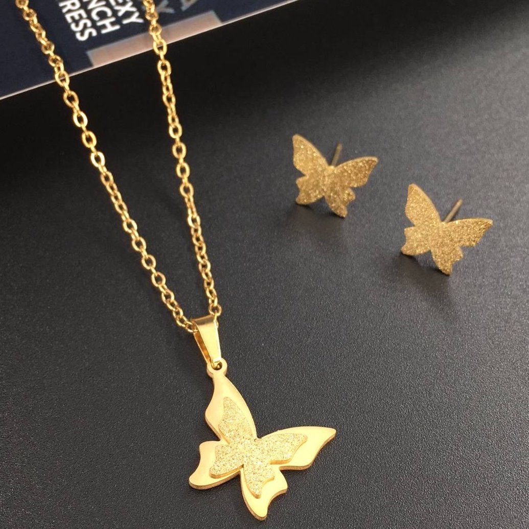 نیم ست طرح پروانه باکیفیت عالی