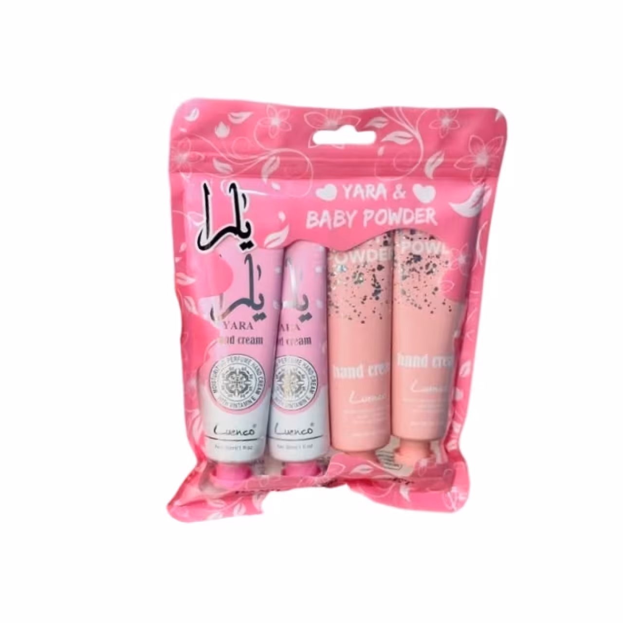 کرم مرطوب کننده Luenco مدل یارا و baby powder مجموعه 4 عددی