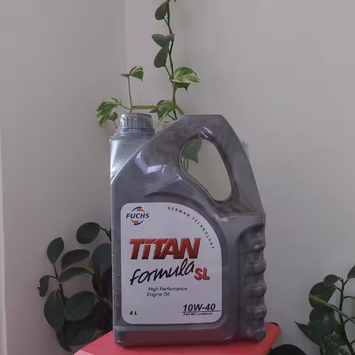 روغن موتور TITAN10W-40SL4Lساخت شرکت فوکس ایرانیان تحت لیسانس فوکس آلمان دارای نشان استاندارد ملی ایران