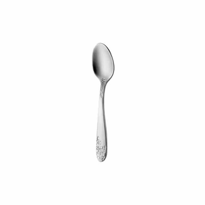 قاشق چای خوری 6 نفره ناب استیل طرح امپریال استیل براق (6 پارچه)
