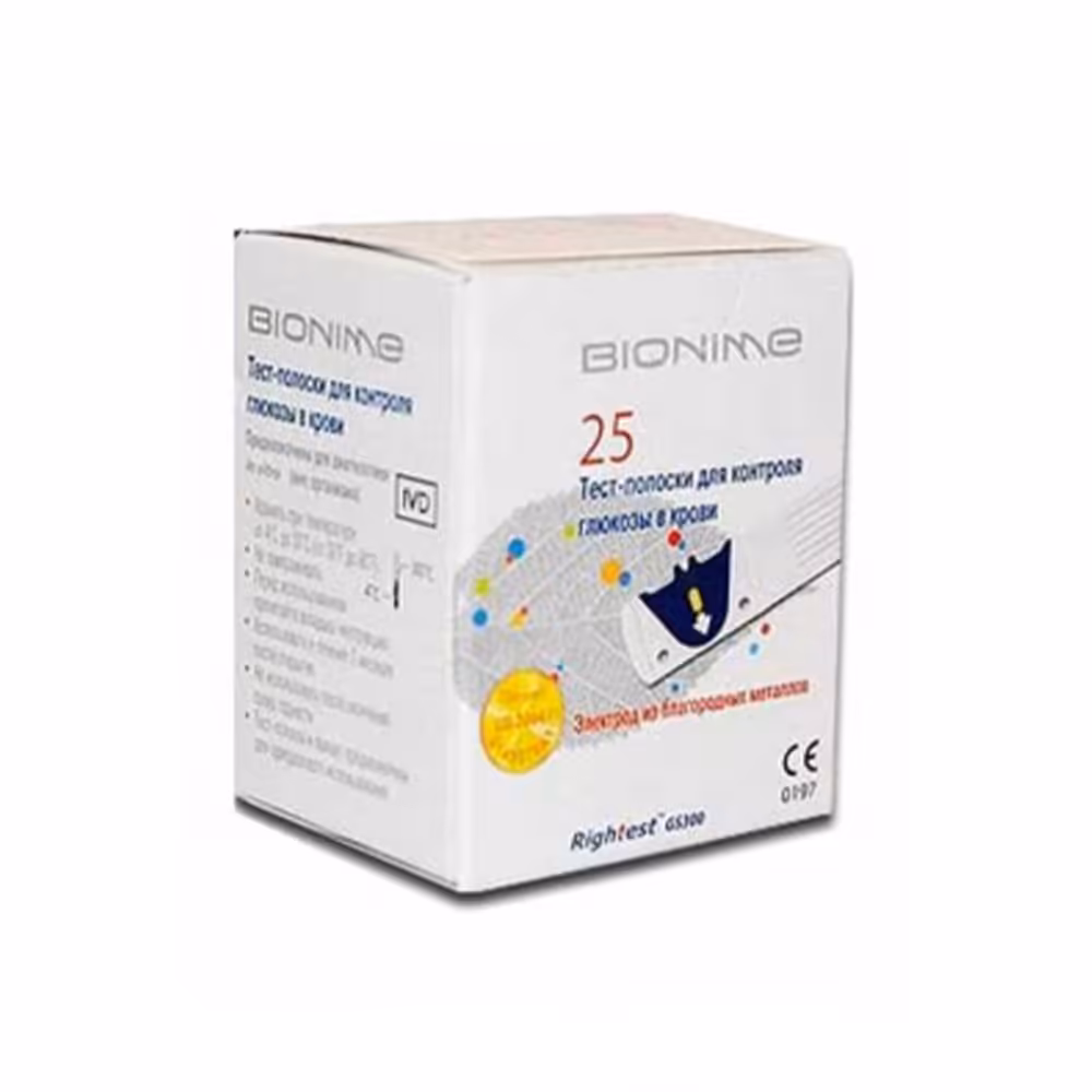 نوار تست قند خون bionime