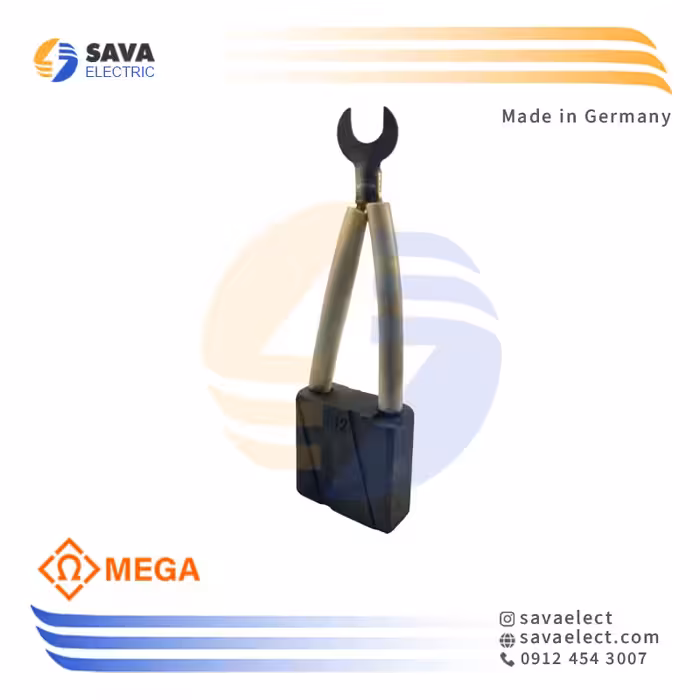 خرید ذغال کربنی صنعتی (گرافیتی) سیم‌ دار تکی 40*16 مگا آلمان | ساوا الکتریک