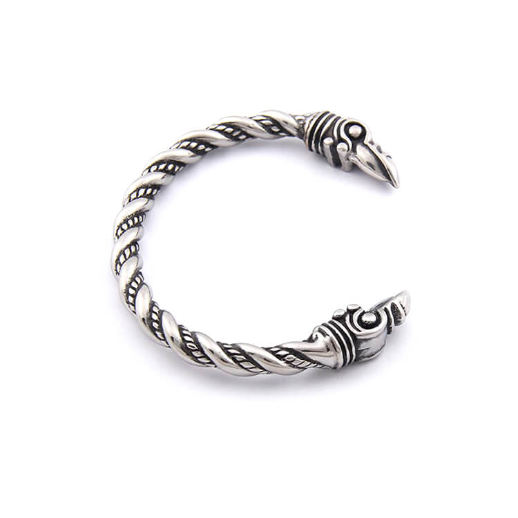 دستبند Vikings دو سر کلاغ (  بگ مخمل طرح وایکینگ)