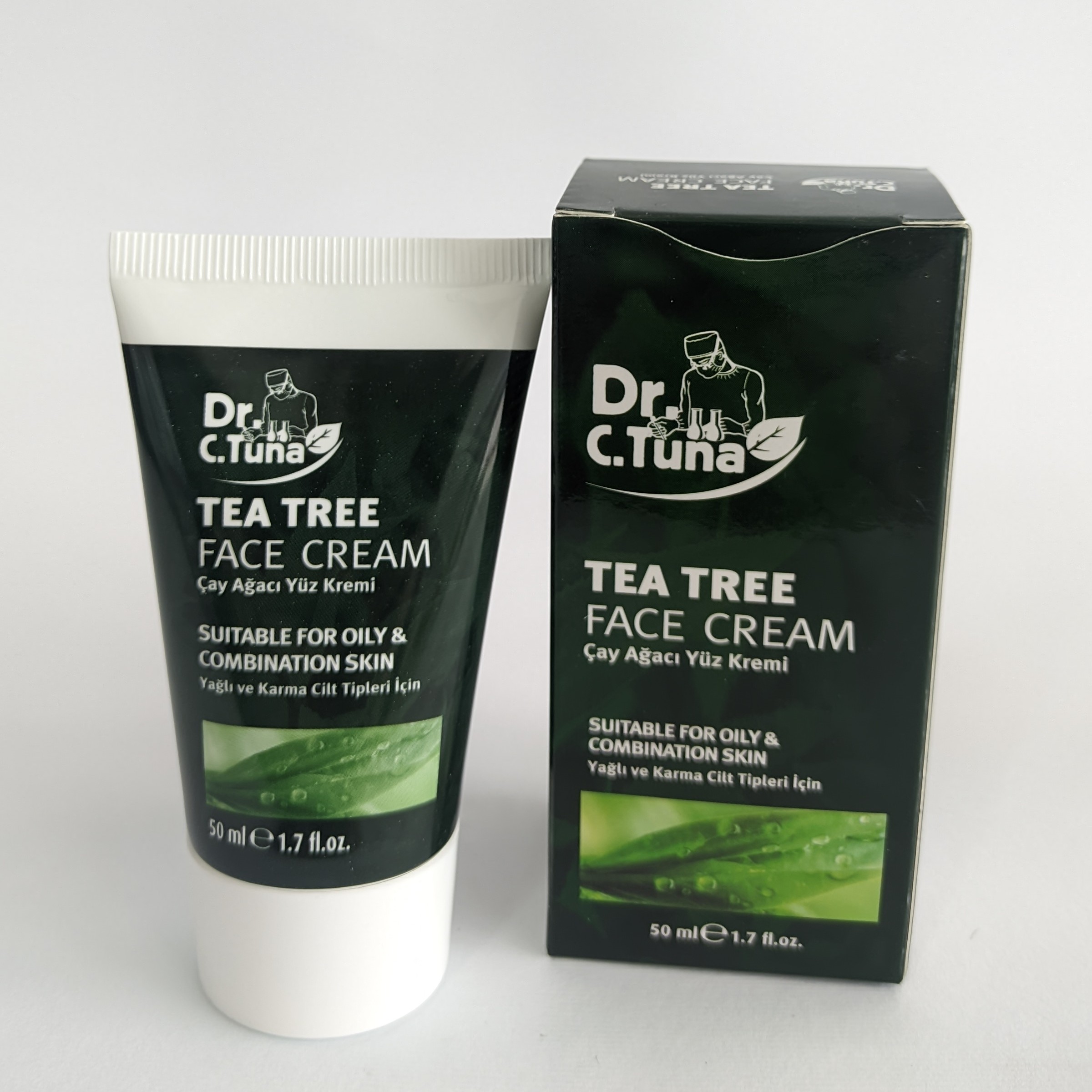 کرم آبرسان درخت چای سبز Tea Tree فارماسی Dr.C.Tuna حجم 50 میل