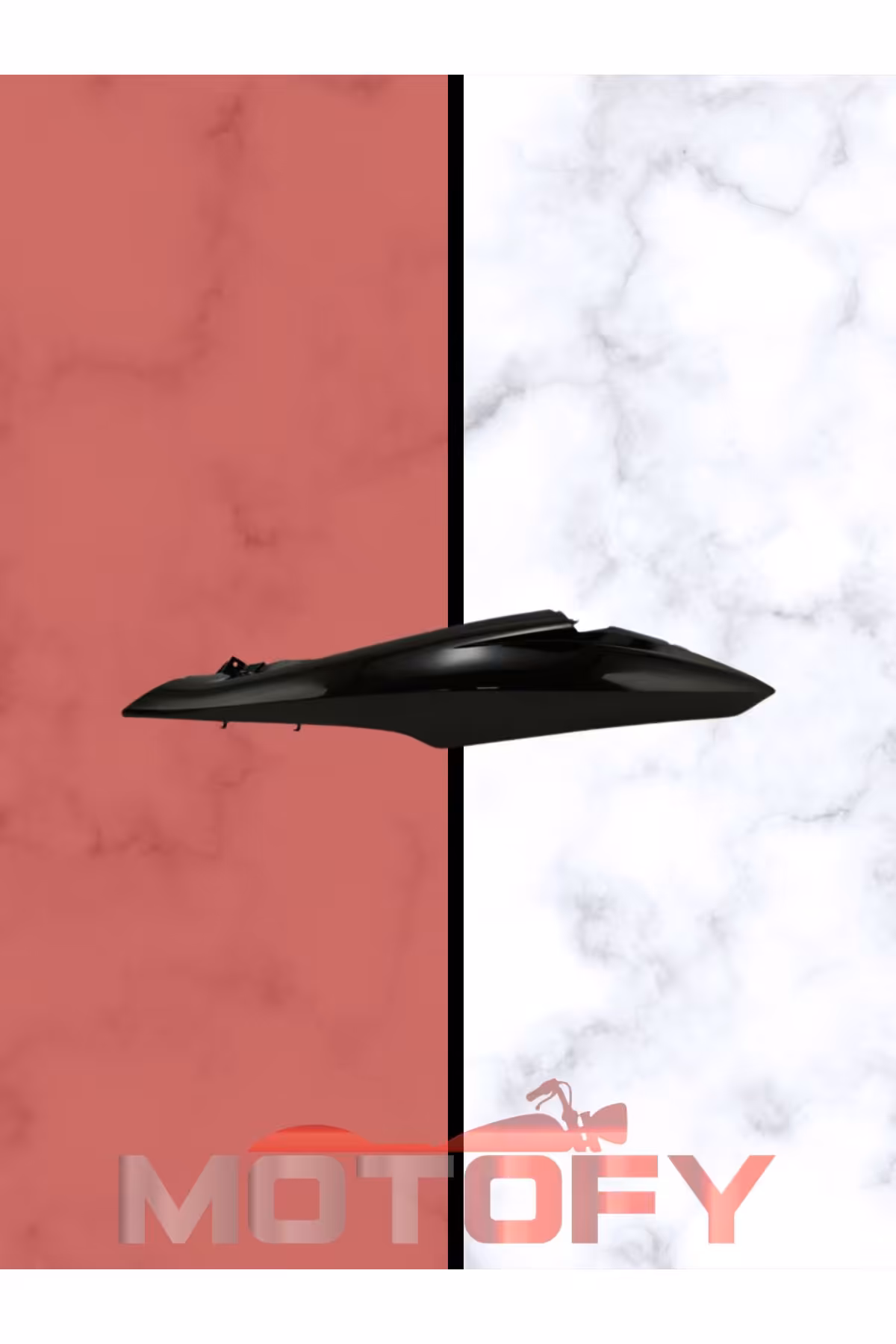 لوازم یدکی موتورسیکلت مشکی HONDA PCX 125 2012 2013 پوشش خاکستری سمت چپ سیاه و سفید اصلی 83600 KWN 902 ZA MOTOFY