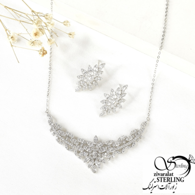 سرویس نقره لوزی عیار925 کد 8588