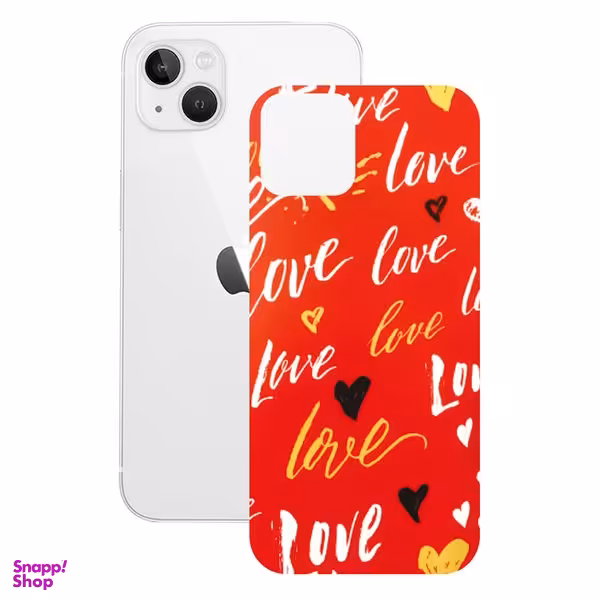 برچسب پوششی راک اسپیس (Rock Space) طرح Love مناسب برای گوشی اپل iPhone 13 Mini