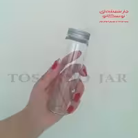 شیشه مکارتی استوانه ای  قطر 4 سانت سایز پلاس