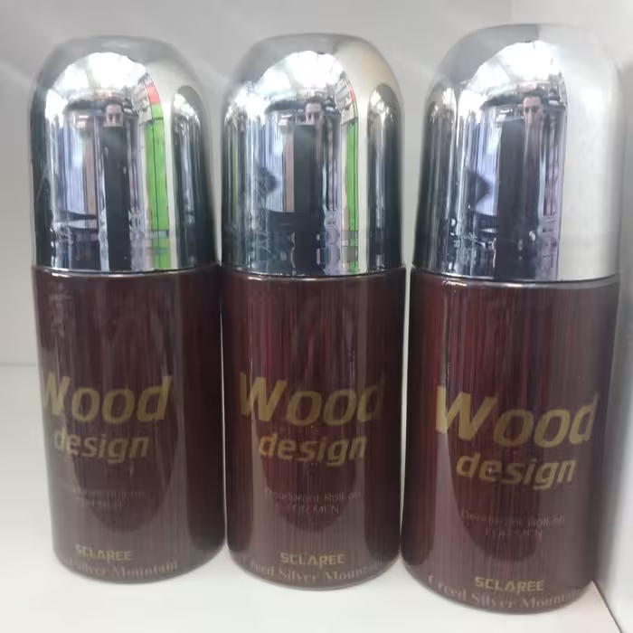 رول ضد تعریق مردانه اسکلاره مدل Wood Design حجم 60 میلی لیتر