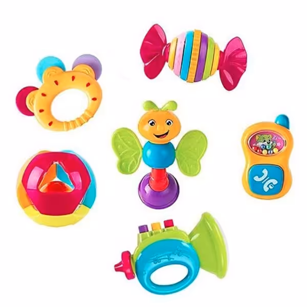 جغجغه 6 عددی هولی تویز 939A