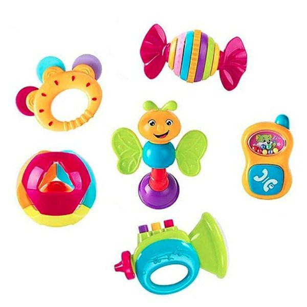 جغجغه 6 عددی هولی تویز 939A