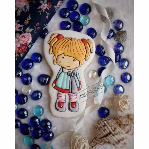 کوکی دختر   رنگی پوش