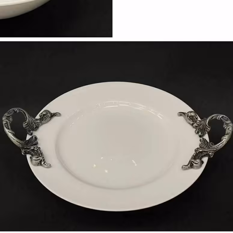 شیرینی خوری گرد دسته و پایه پیوتر