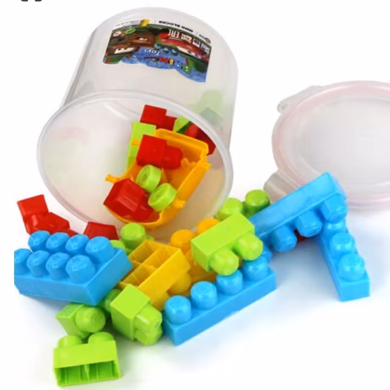 اسباب بازی بریکس 1005 سطلی درب قفلی متوسط بریکس 