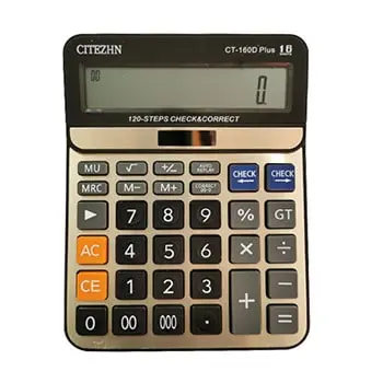 ماشین حساب مدل CT-160D PLUS کد 1200