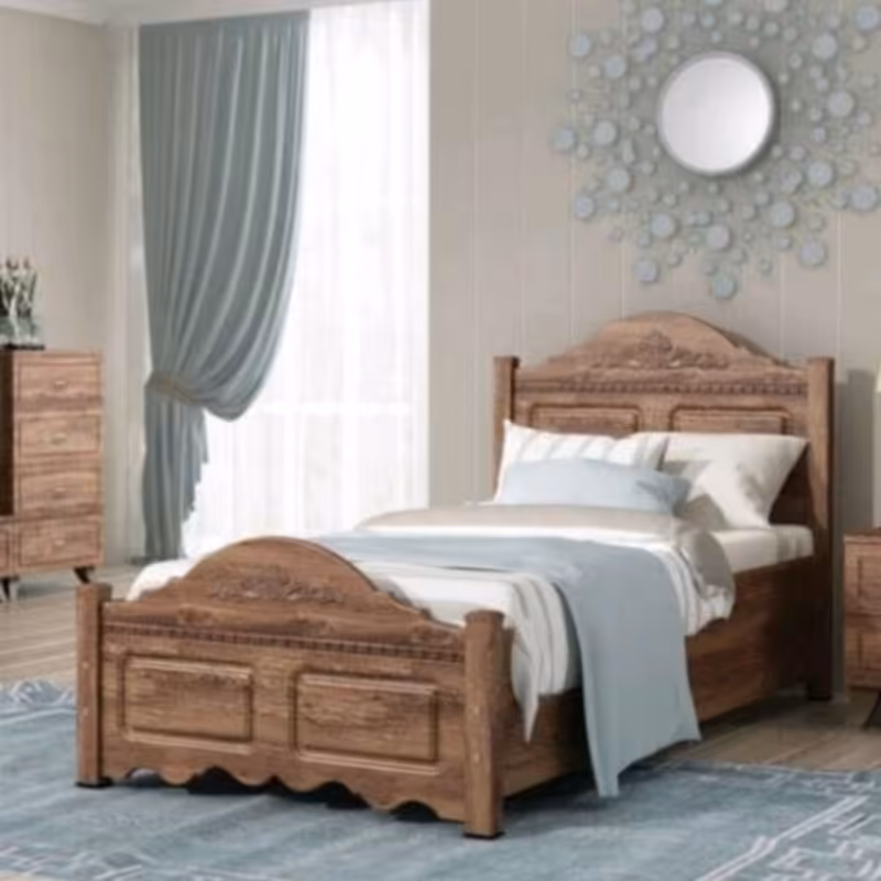 تخت خواب یک نفره مدل وستا ام دی اف