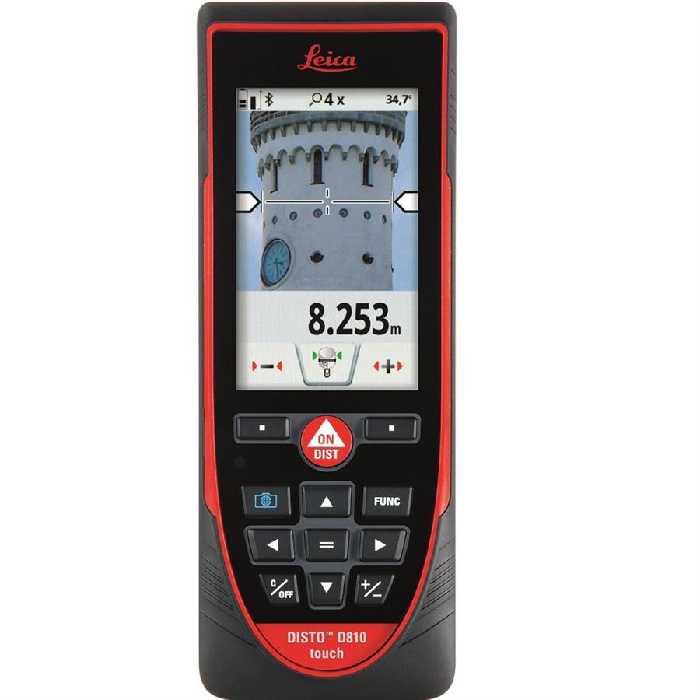 متر لیزری لایکا مدل DISTO D810 با برد 200 متر