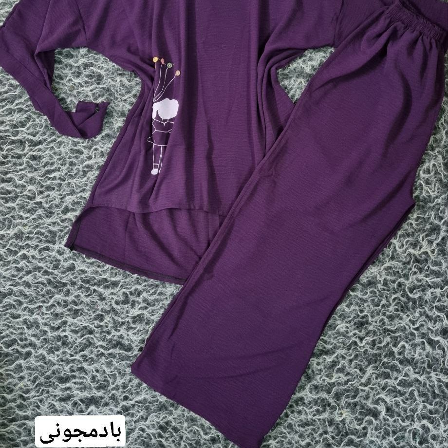ست تونیک شلوار ابروبادی تابستانه مناسب فصل