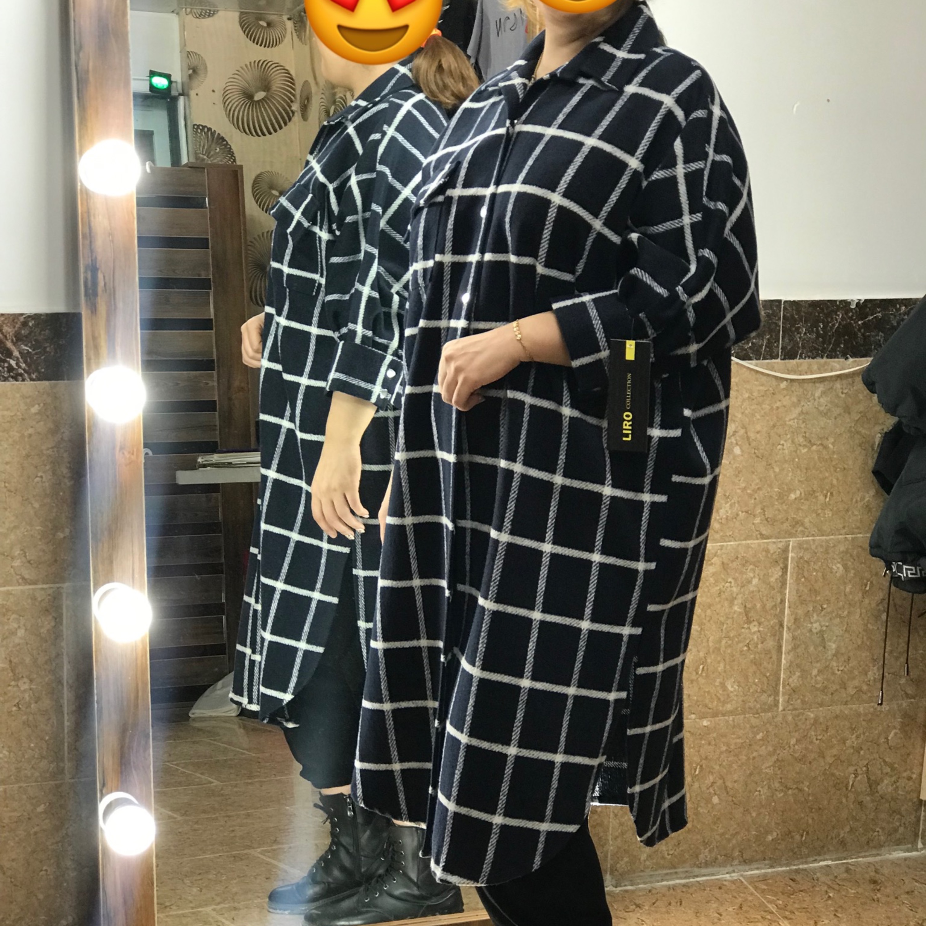 مانتو چارخونه موهر سایزبزرگ